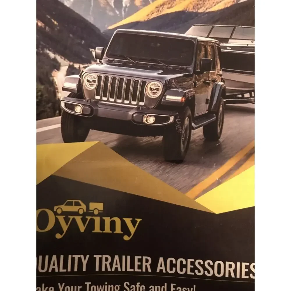 Oyviny RV 7 Pin Trailer Plug with IP68 Waterproof Seal, Detachable 7 Way Round